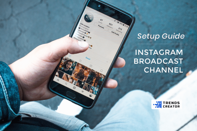 INSTAGRAM broadcast channel setup